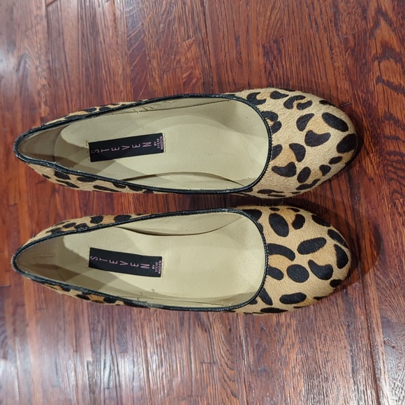 Steven by Steve Madden Leopard Print Wood Heel Wedge size 8 - Picture 1 of 5